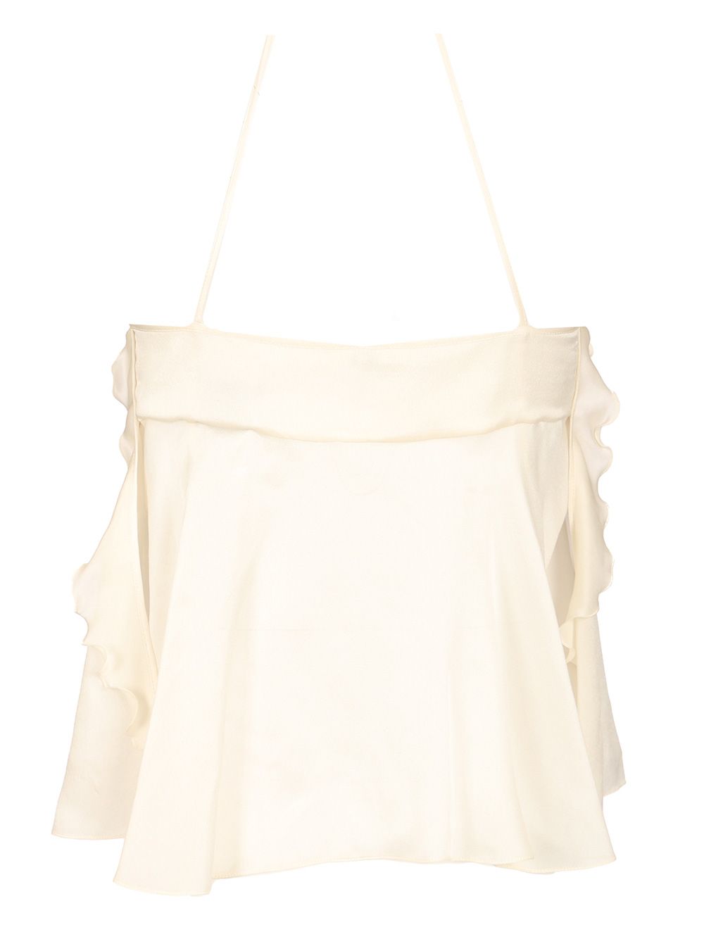 Chloe' Voile Tank Top Tops - White | 7b87c15e3cbbb901891ccd291404ec9470aee568