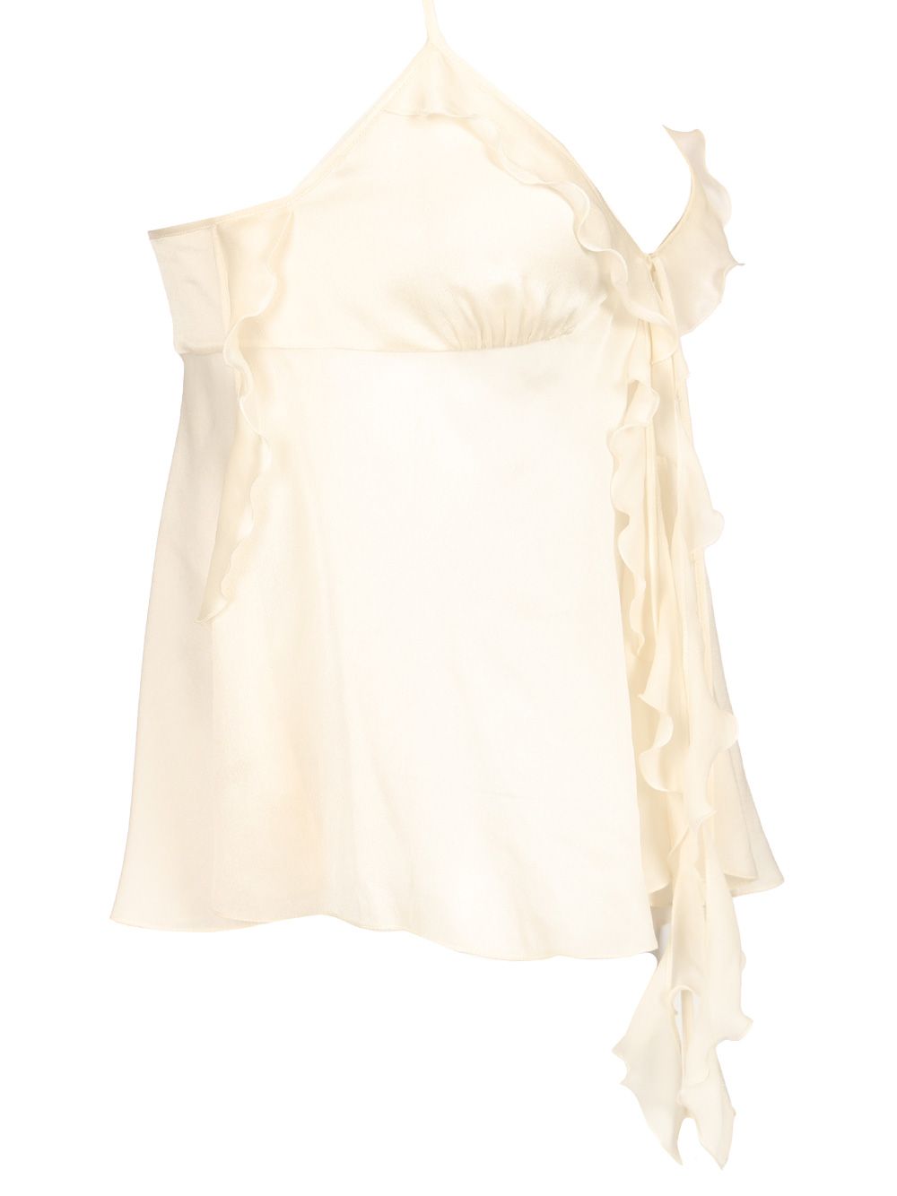 Chloe' Voile Tank Top Tops - White | 24429ebb48274f2e26fa557a16f88fa6cb968533