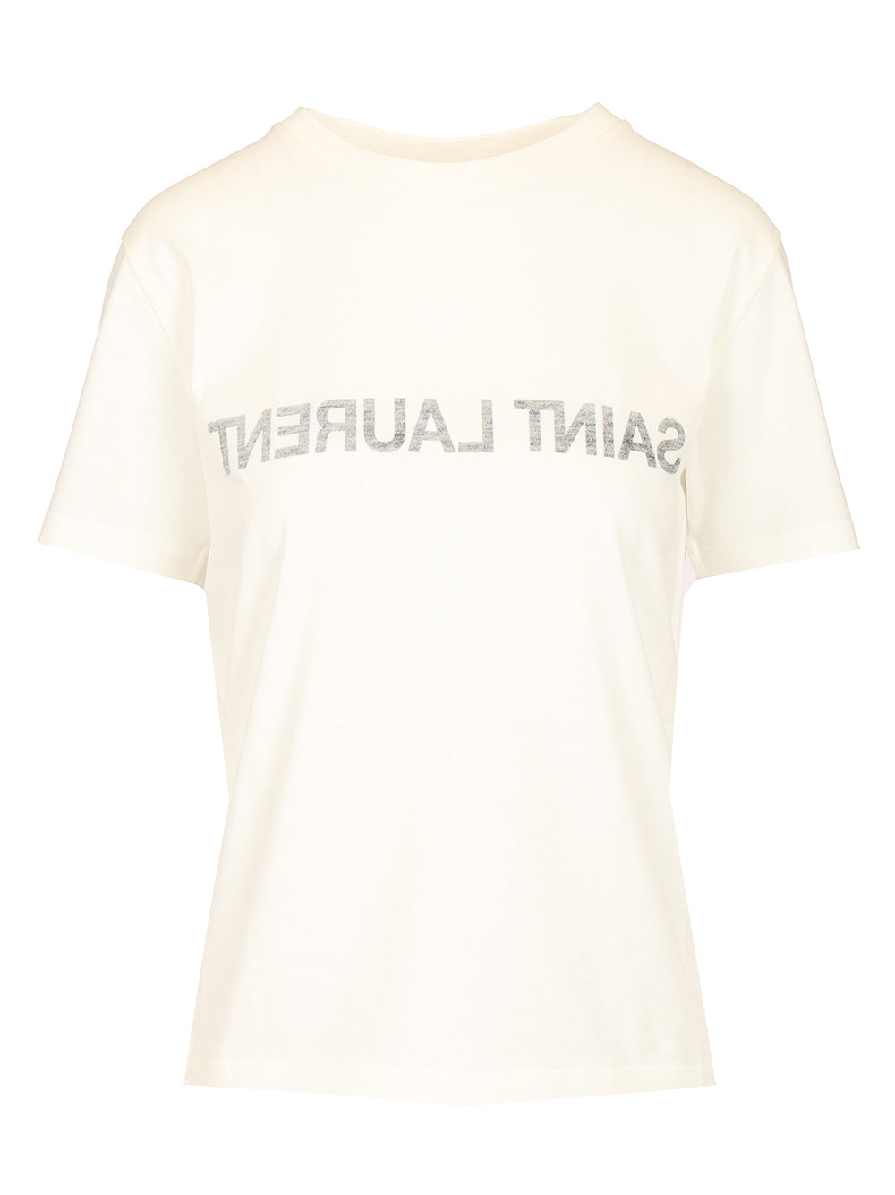 Saint Laurent Cotton Jersey T-Shirt - White | afb72c82b0eaf129f51b6a119c847332217811b4