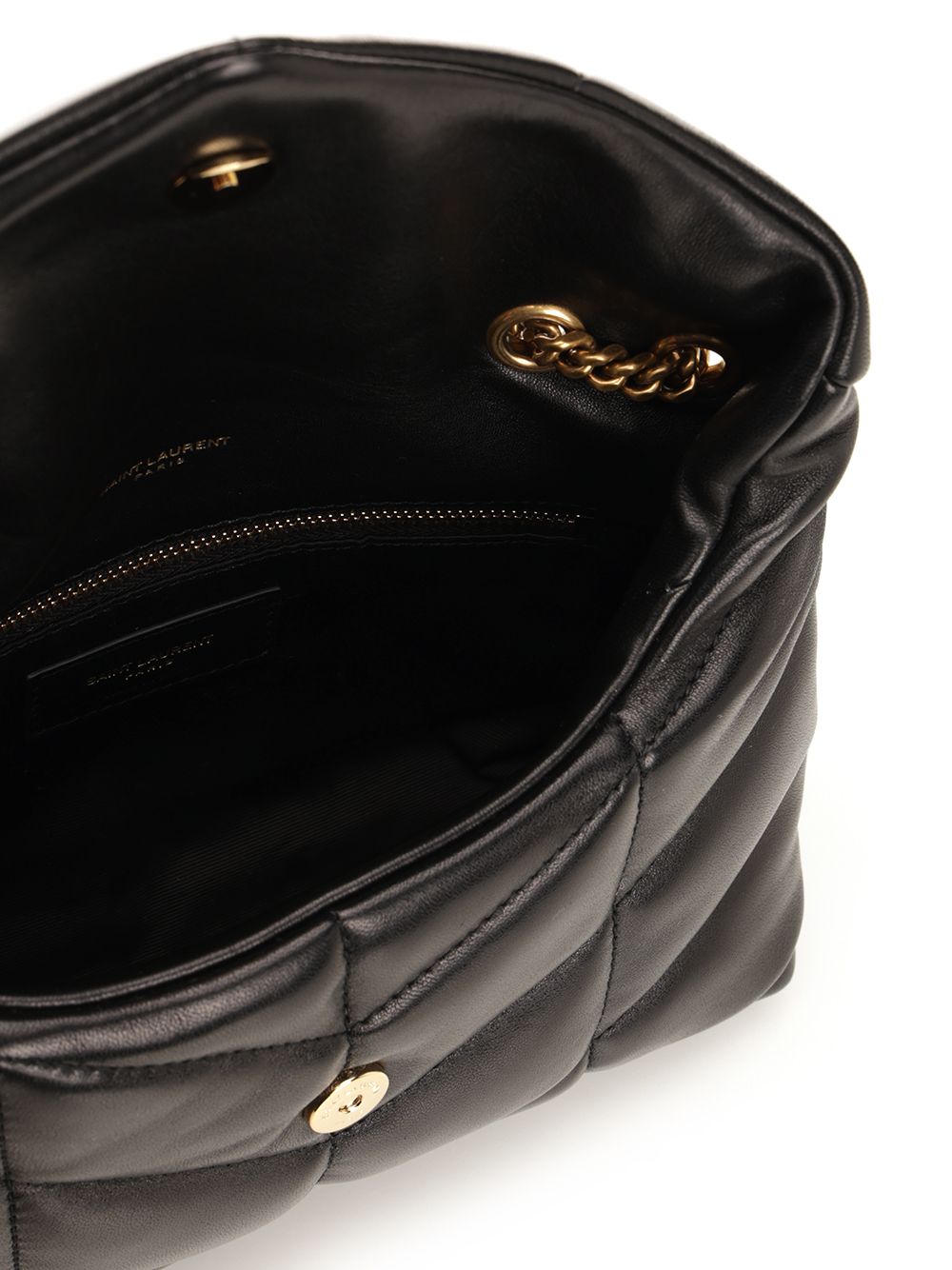 Saint Laurent Lou Lou Puffer Small leather goods - Green | bedc28824a71bf488672099732bc1b97d952216a