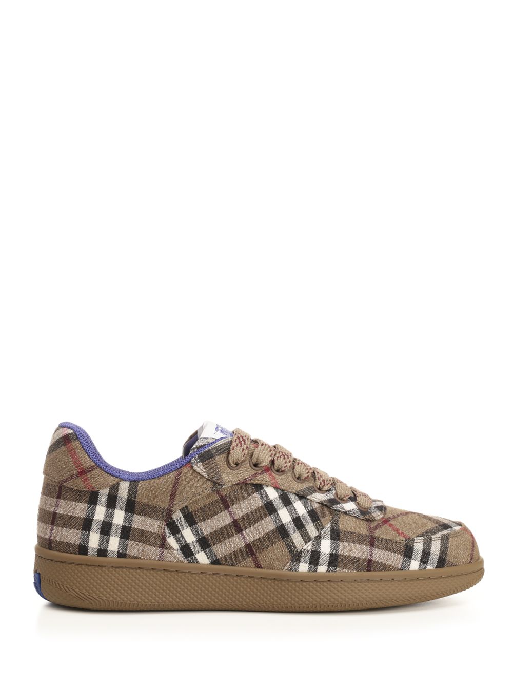 Burberry Terrace Check Sneakers - Beige | 20663087d27af0e3a74b71ff8f0fe2c936cdfed5
