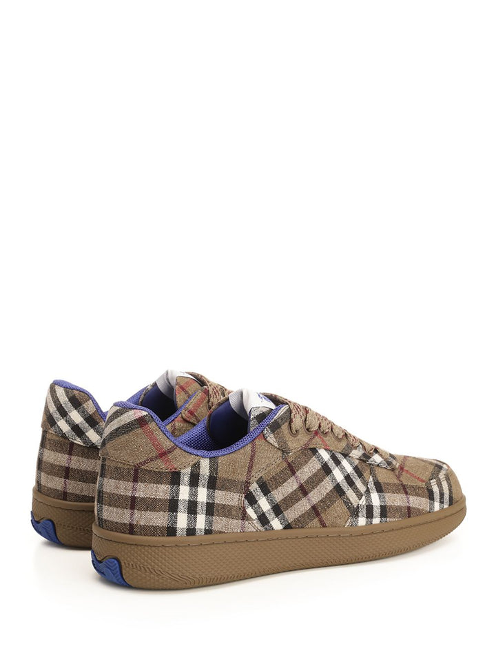 Burberry Terrace Check Sneakers - Beige | 7f64e200d7e75de5d05da22ecbe712280a1d2b34