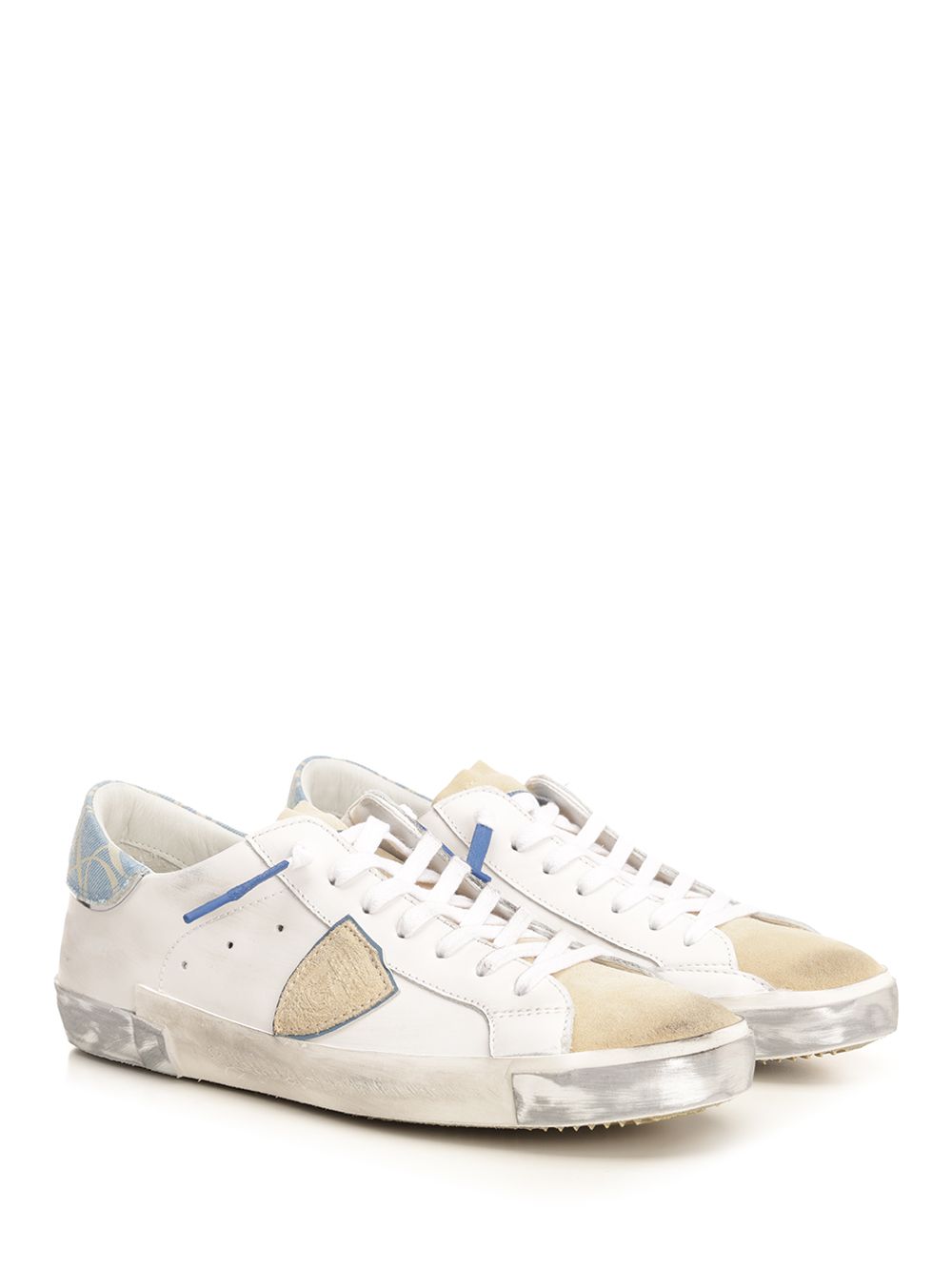Philippe Model Prsx Low Man Sneakers - White | 80160b592052807c73248c027228d6dc2c8ce1c6