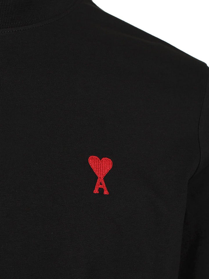 Ami Long-Sleeved T-Shirt - Black | feb3426682a62b8e655578bc867eda45e9ed85fe