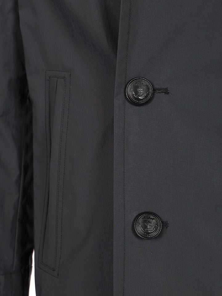 Sealup Short Double-Breasted Coat Coats - Blue | 8fe5bb7bd77204cd69a6e2550406e48371794ed5