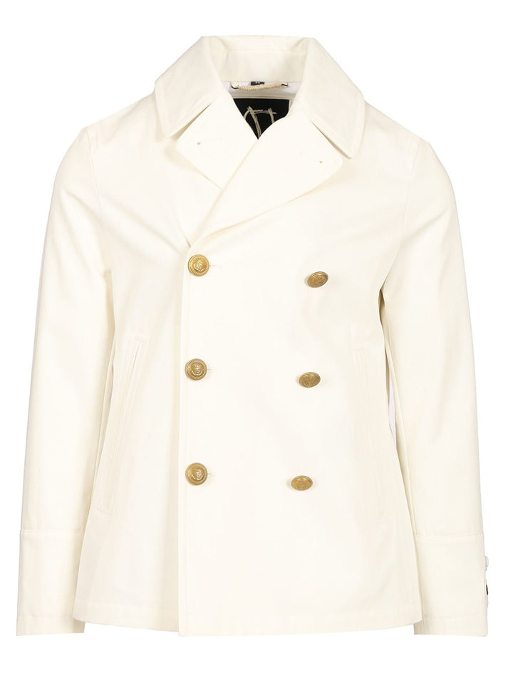 Sealup Peacoat In Cotone Bianco Coats - White | f8c99f84a745e54be9351ff0cbdc1680da331023