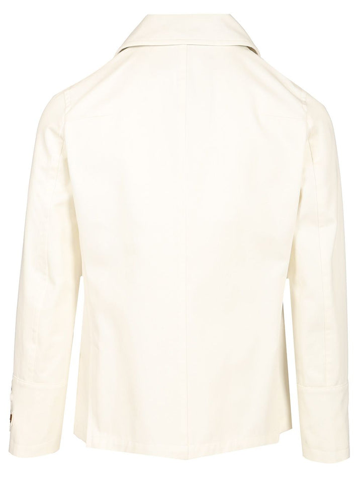 Sealup Peacoat In Cotone Bianco Coats - White | 0c11d48ab1727c606f2bd85f5d15b005bb41a60f