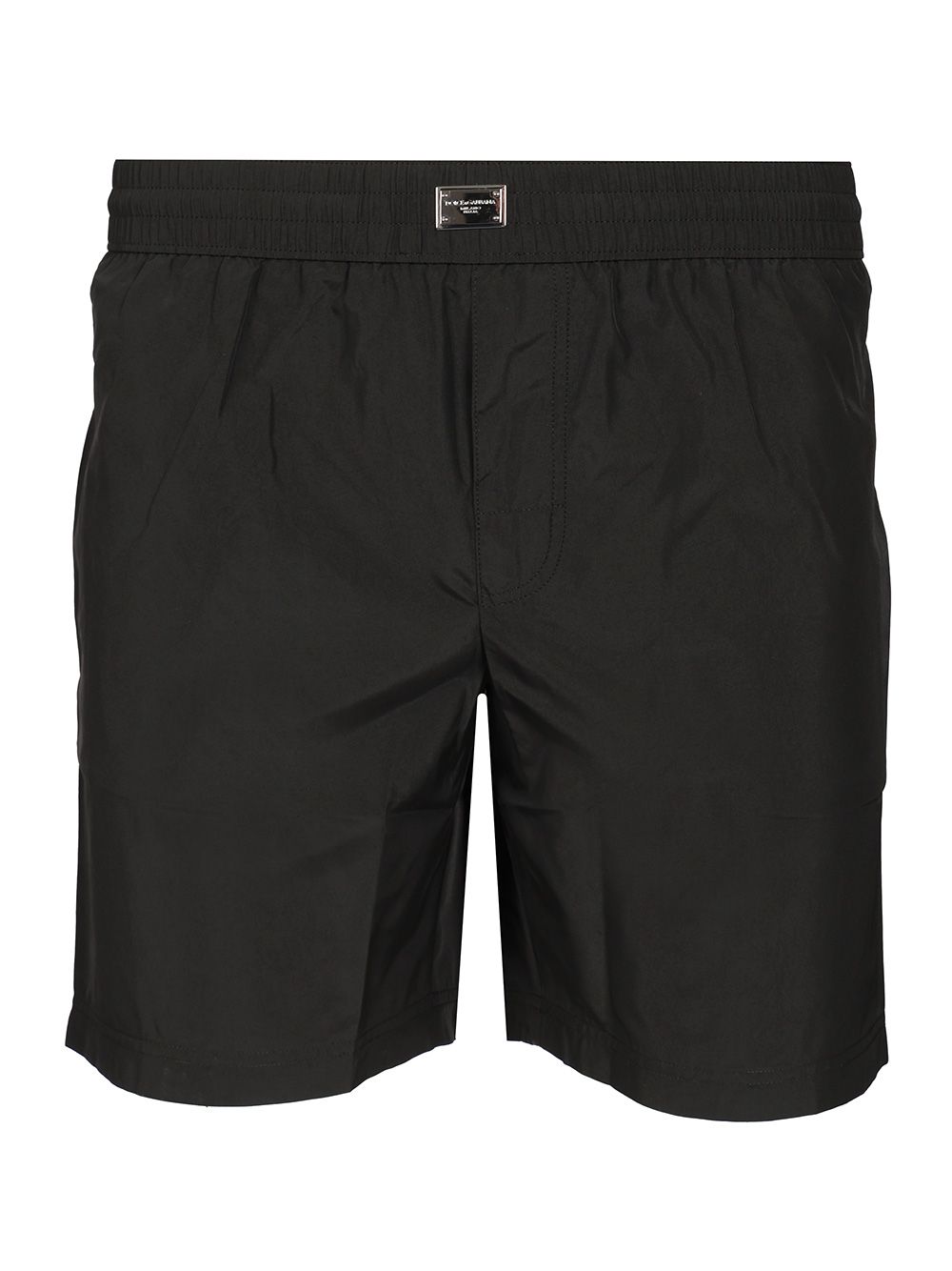 Dolce & Gabbana Swim Trunks In Lightweight Nylon Trousers - Black | caf78eefe1866248ff006e524220fcee8296b34b