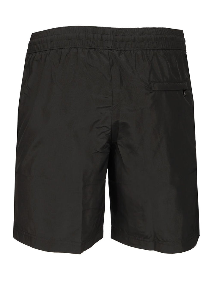 Dolce & Gabbana Swim Trunks In Lightweight Nylon Trousers - Black | 7ff1382934cb3baee383bfb2495f0d834dfdeaa3