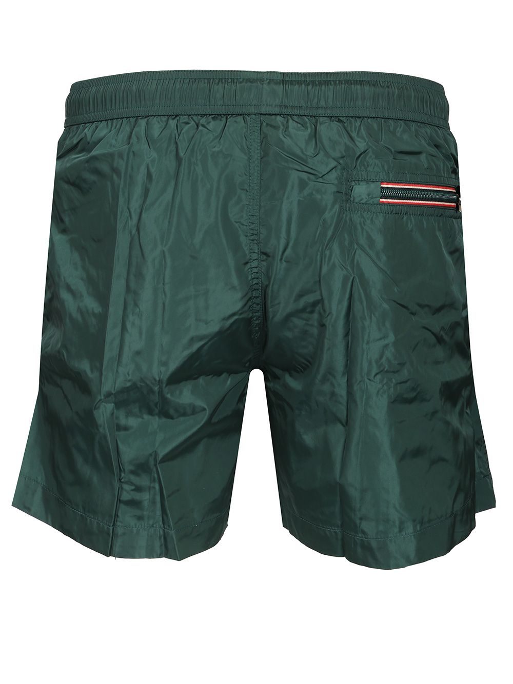 Moncler Swim Shorts With Logo Patch Trousers - Green | e1869aff1ed17f66bad4314a932dbace7f2dbbb7