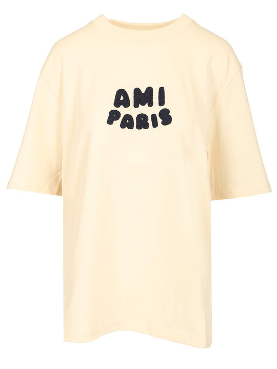 Ami Paris T-Shirt Beige