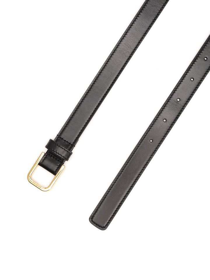 Saint Laurent Minimalist Smooth Leather Belt Belts - Black | b424db03676276d4503892206c2f9d514b2bad8b