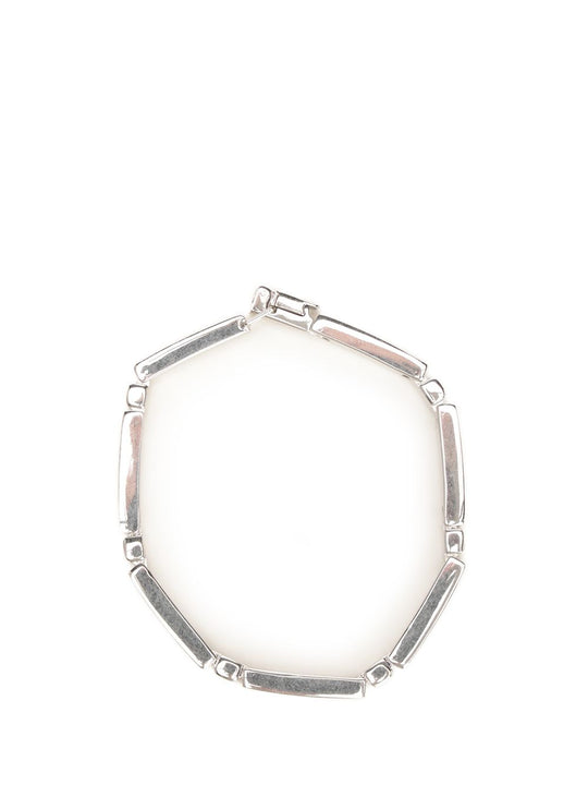 Bracelet With Metal Bars Jewelry Silver