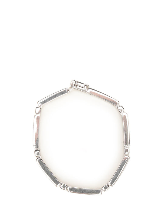 Bracelet With Metal Bars Jewelry Silver
