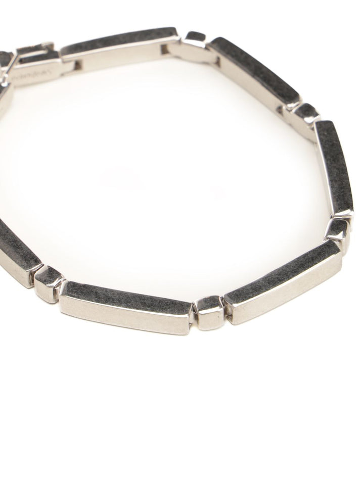 Saint Laurent Bracelet With Metal Bars Jewelry - Silver | 803b248309c6a41f58cd69fb4e678c614d3bea05