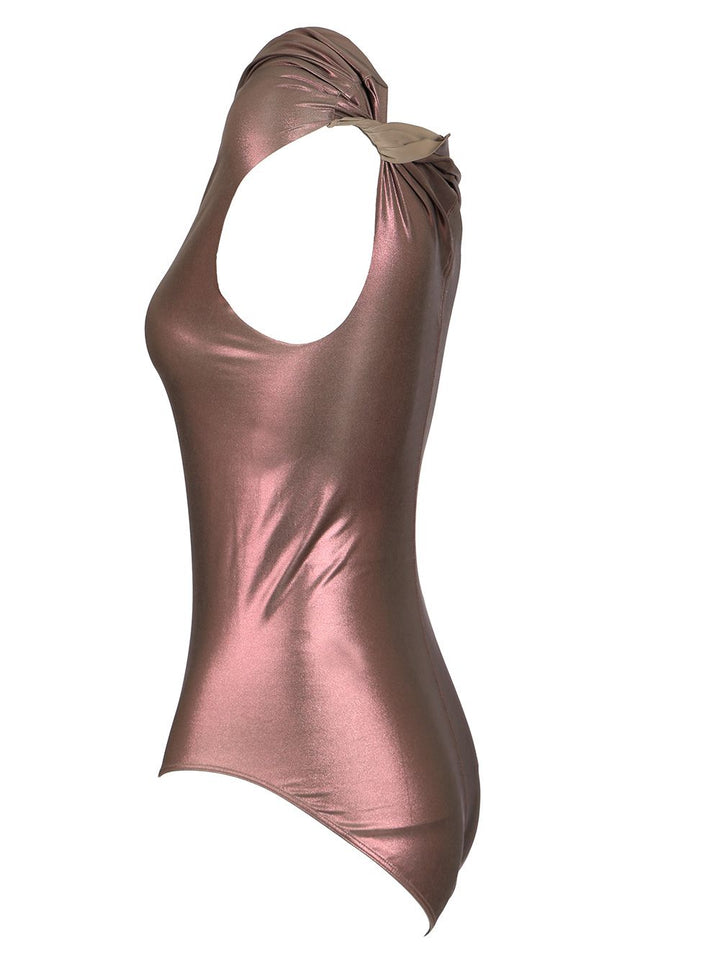 Rick Owens One-Shoulder Swimsuit Swimwear - Brown | 1456830a8c5827eff791ad53627d123f2be5039b