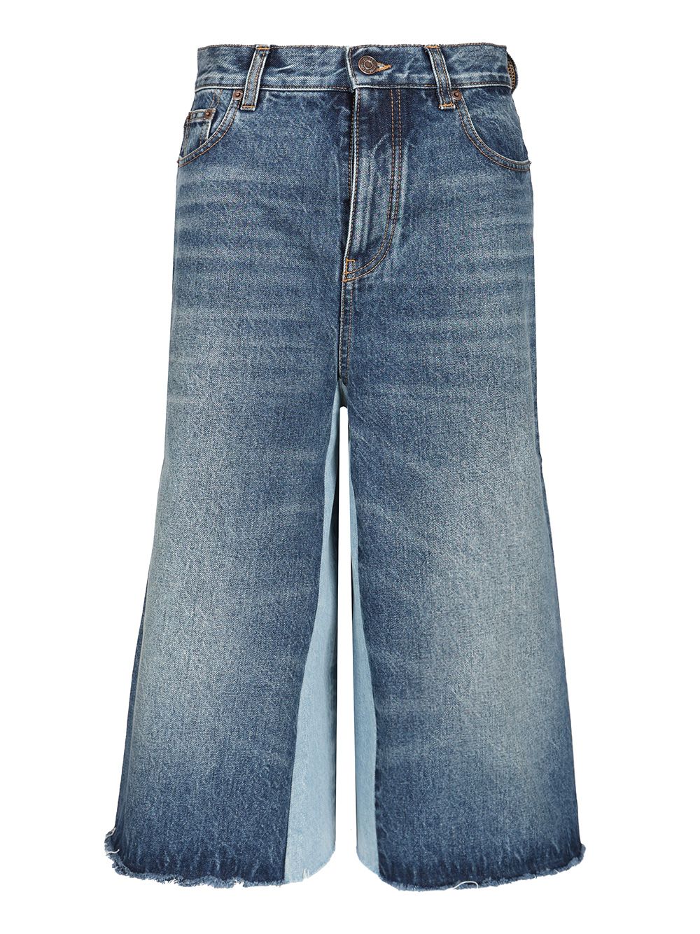 Chloe' High-Waisted Bermuda Shorts Jeans - Blue | 22365f5df95fe7529d7d00e35f10aee07e7e8f63