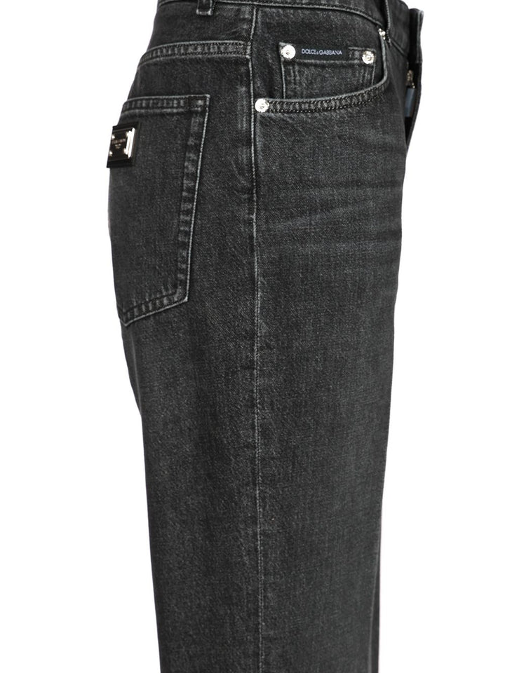 Dolce & Gabbana Regular Fit Jeans - Black | a44a7fd2eab5a662edc1b35a7fd23cb50c20677c