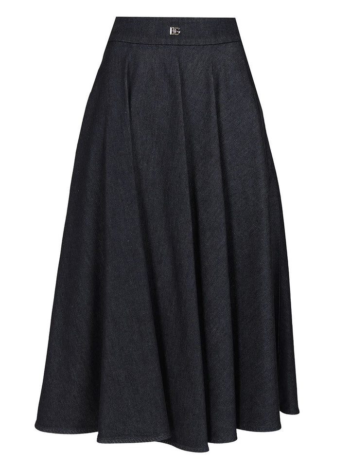 Dolce & Gabbana Denim Midi Skirt Skirts - Blue | 7532cc09442215c36a326c47c0f6acbe630d29d4