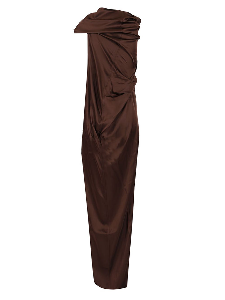 Rick Owens Athena Dresses - Brown | 21698a76ea36d280f29ff0c8eb1865754ad7696d