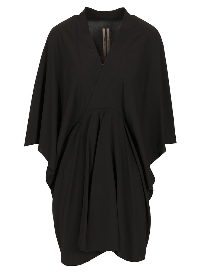 Rick Owens Crepe Mini Dress Dresses - Black | e8429488fe939bd29c51d33f70a110cf0279706c