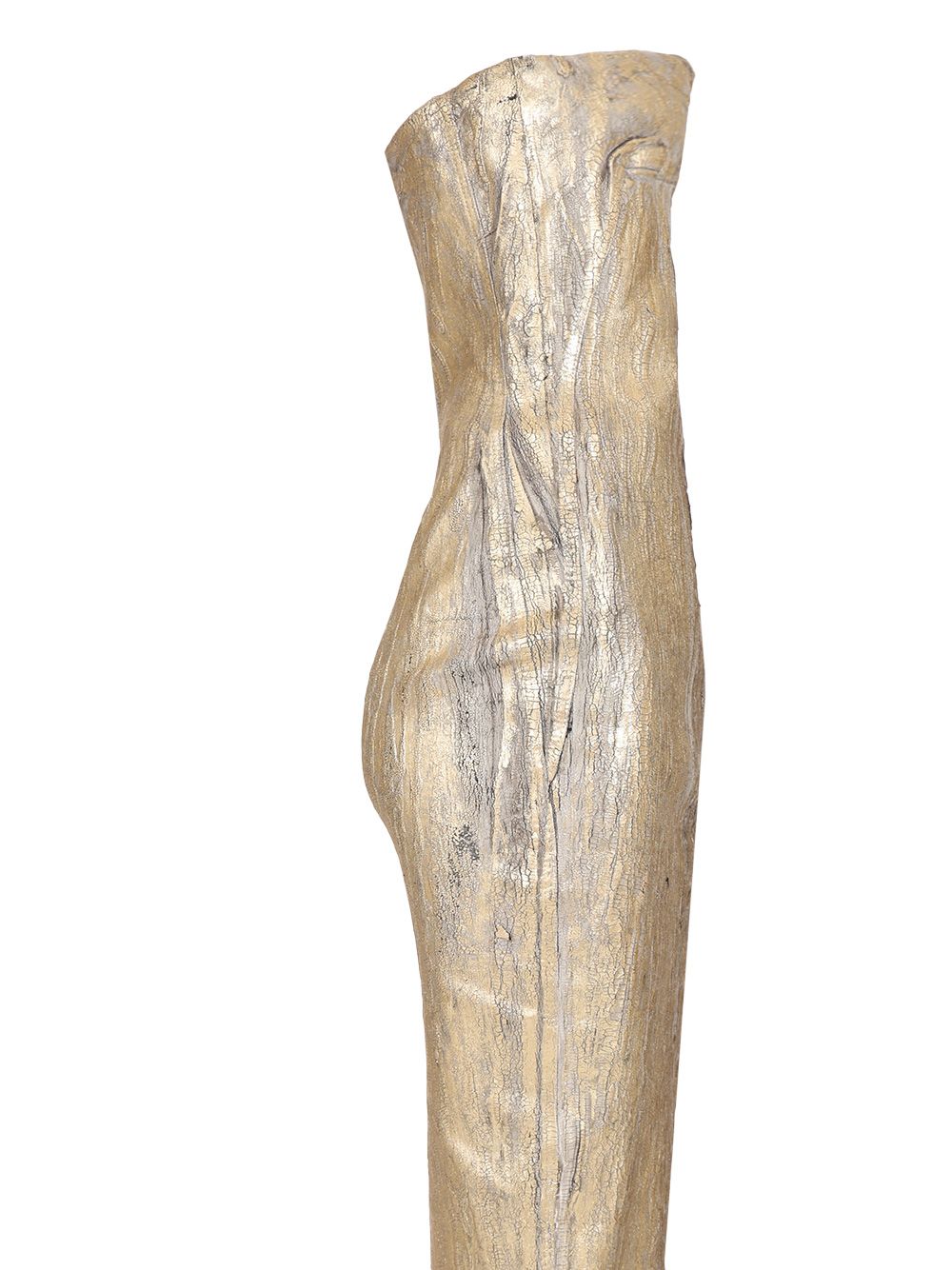 Rick Owens Coated Denim Long Dress Dresses - Gold | b8df753fdef36a964a47b4133e1d804d8741de61