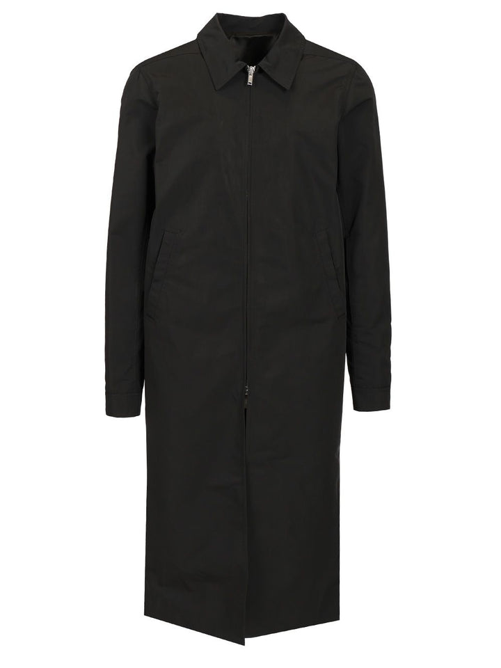 Rick Owens Lightweight Coat Coats - Black | 4655d367700bee2d12fde9ab70a9191a237851dc