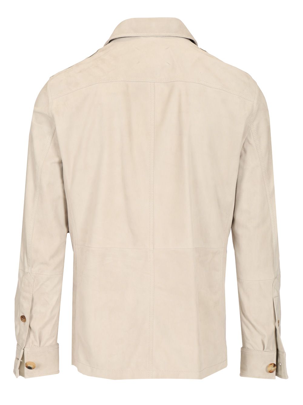 Brunello Cucinelli Suede Safari Jacket Jackets - Beige | dbde538cdf23d69efacd920e51b2acf414f8b5bb