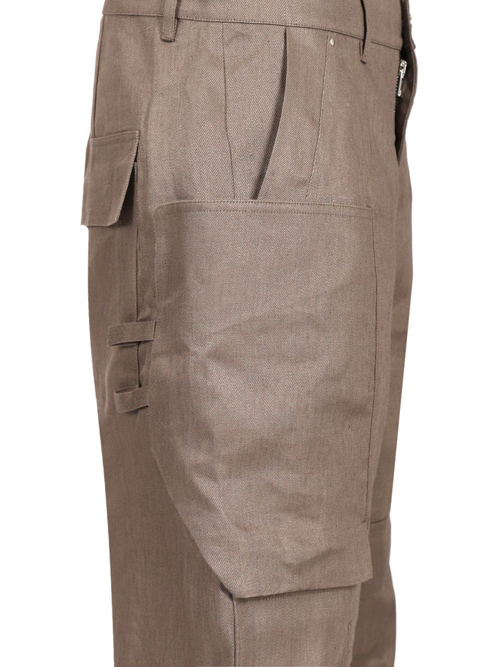 Rick Owens Stefan Trousers - Beige | 41463fbf726fe2790cc724a6cee976bd237f13c3