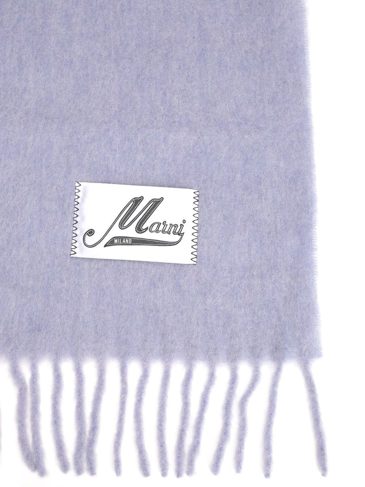 Marni Alpaca Scarf Scarves And Foulards - Light blue | 9d980cba1f185efef9246616ec815e03a6e90315