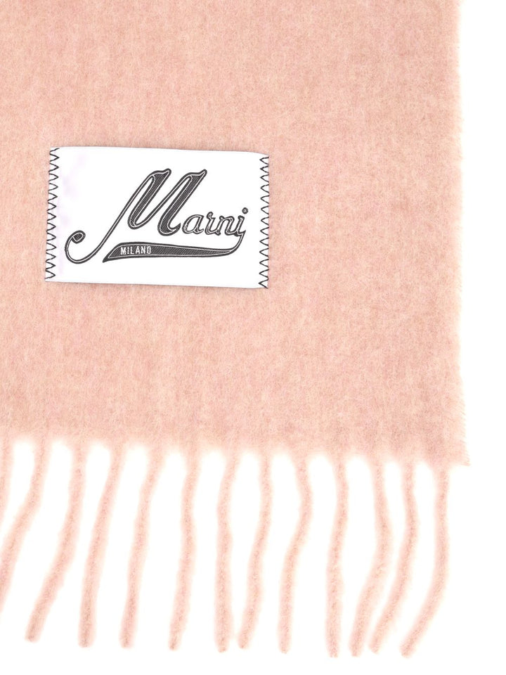 Marni Alpaca Scarf Scarves And Foulards - Rose | b5004413a0bffcaa866cee9b8e0d3399e64a29d0