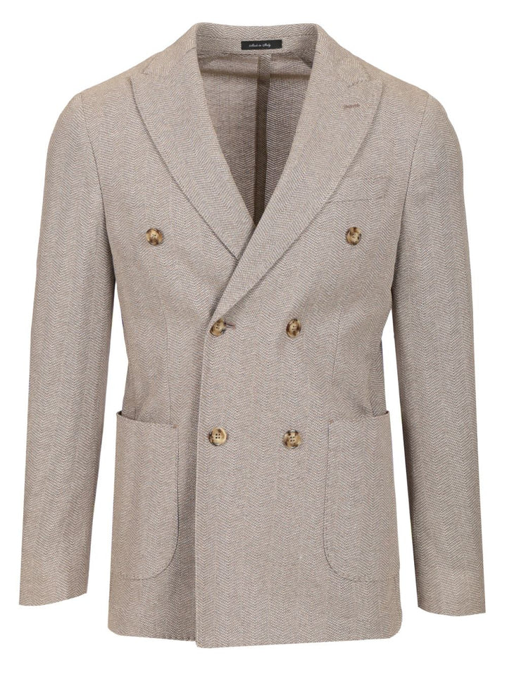 Al Duca D'Aosta Unlined Double-Breasted Jacket Jackets - Brown | 31acdf6b59db9da64e5043d6584e89de315b047f