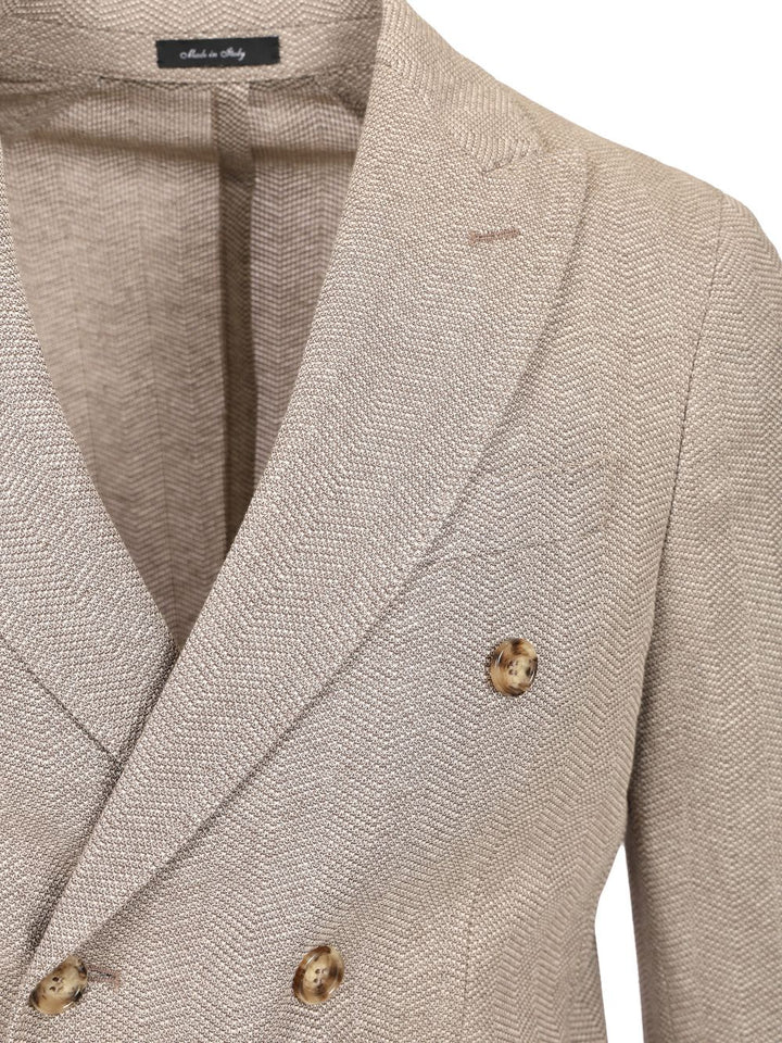 Al Duca D'Aosta Unlined Double-Breasted Jacket Jackets - Brown | 803150fa506280eeaeea943c6e77283638f478f2