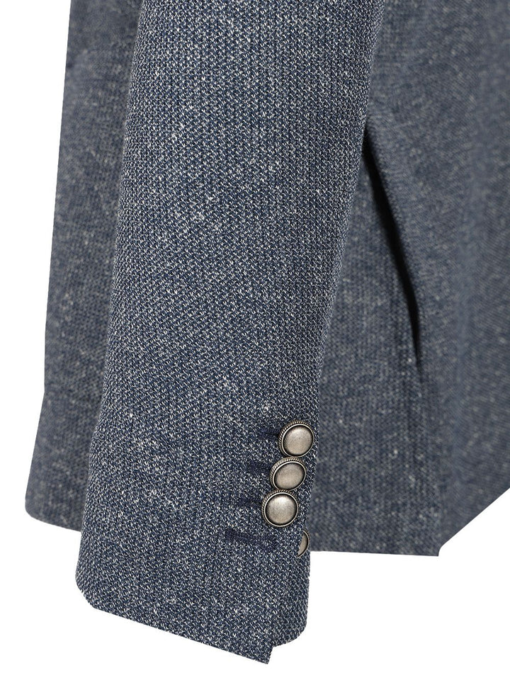 Al Duca D'Aosta Unlined Double-Breasted Jacket Jackets - Blue | e17eba2083394d363e436f2253584b6f85b6f366