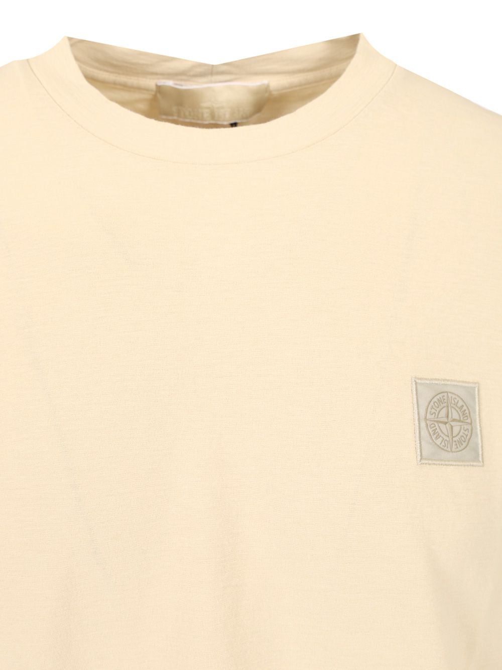 Stone Island Cotton T-Shirt - Beige | 461ee923a3fe10d6d3a6fff8d61c11ca05d21bd8