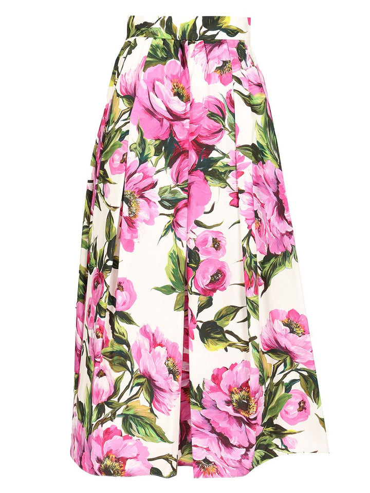 Dolce & Gabbana Peonies Skirts - Multicolor | 4b1de4a0723517aea5e88d4b78bda3735a09b6a5