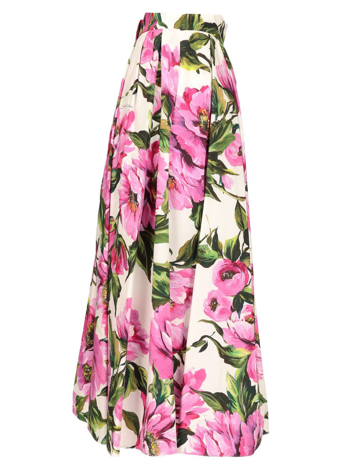 Dolce & Gabbana Peonies Skirts - Multicolor | 04c89afdfffcd47d6a675c6d76807b11d8ffec0d