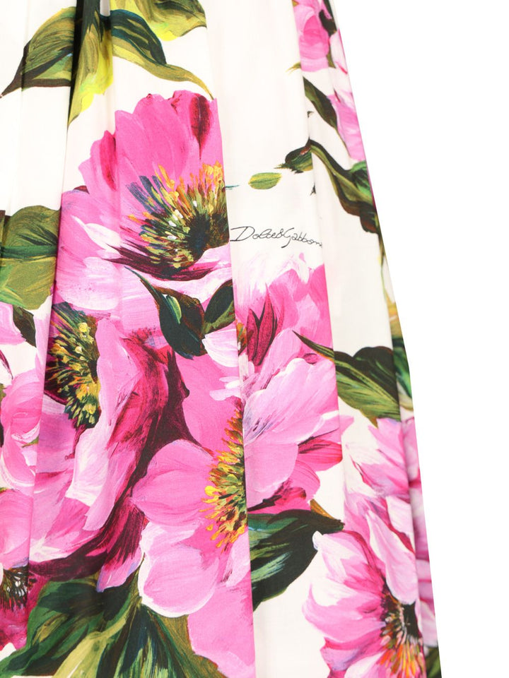 Dolce & Gabbana Peonies Skirts - Multicolor | 02e64b671b689676221816e2a00908ea6f620fc2