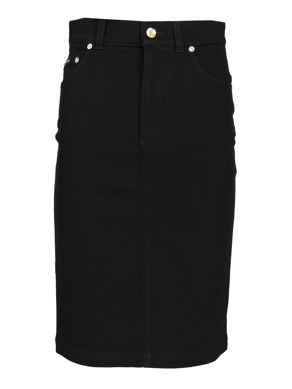 Dolce & Gabbana Denim Midi Skirt Skirts - Black | 077343c714a27802cd4601399bf98be9db5911ec