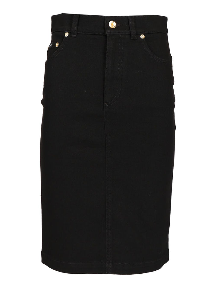 Dolce & Gabbana Denim Midi Skirt Skirts - Black | 077343c714a27802cd4601399bf98be9db5911ec