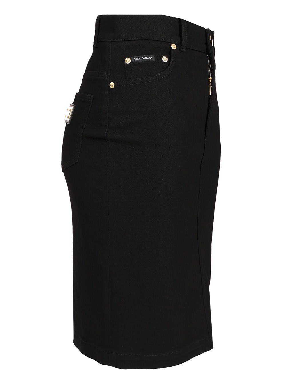Dolce & Gabbana Denim Midi Skirt Skirts - Black | 389fc0602b32cdb0f8dac308cecbfff2b352ce5a