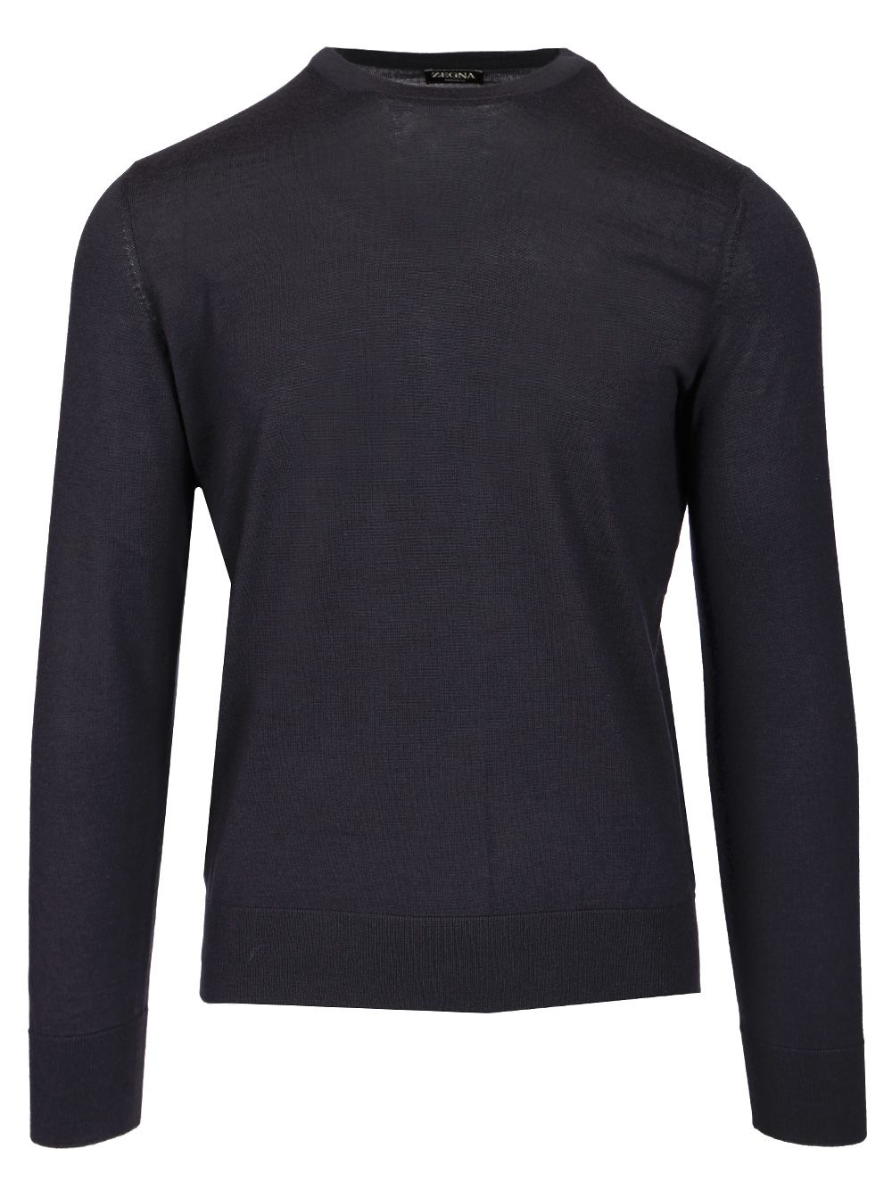 Ermenegildo Zegna Cashmere And Silk Crewneck Sweater Knitwear - Blue | a30752819d50783d881eda9e2163d54fe7458bfd