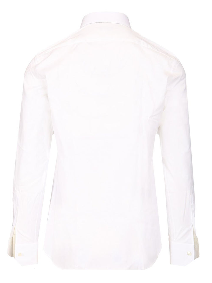 Ermenegildo Zegna Stretch Cotton Shirt Shirts - White | 0523dc3e2b73499cb02318b845eba6276e24d656