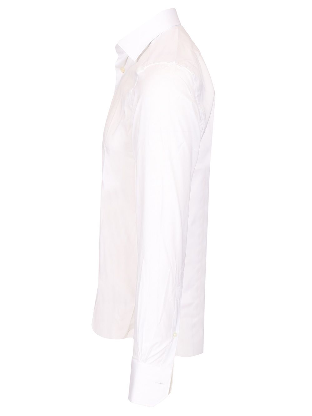 Ermenegildo Zegna Stretch Cotton Shirt Shirts - White | 7bbe96ee858654283534eec2e32627aaa6ab95e5