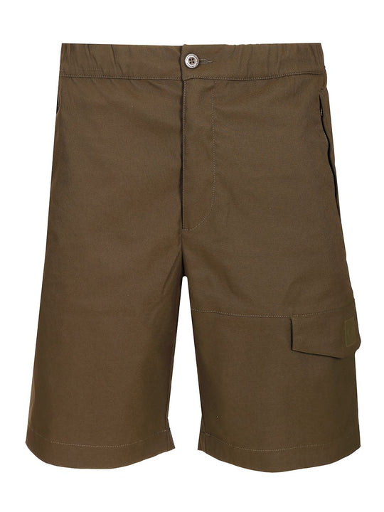 Shorts In Technical Fabric Trousers Green