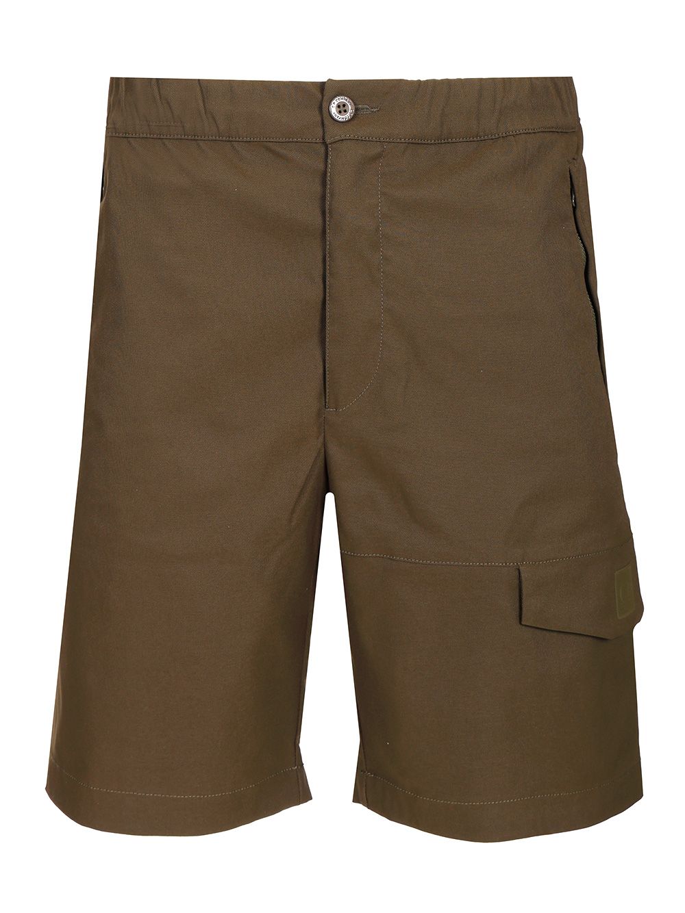 C.P. Company Shorts In Technical Fabric Trousers - Green | 02dd79ba09f60380d36c0ae60ade1172d42b3b08