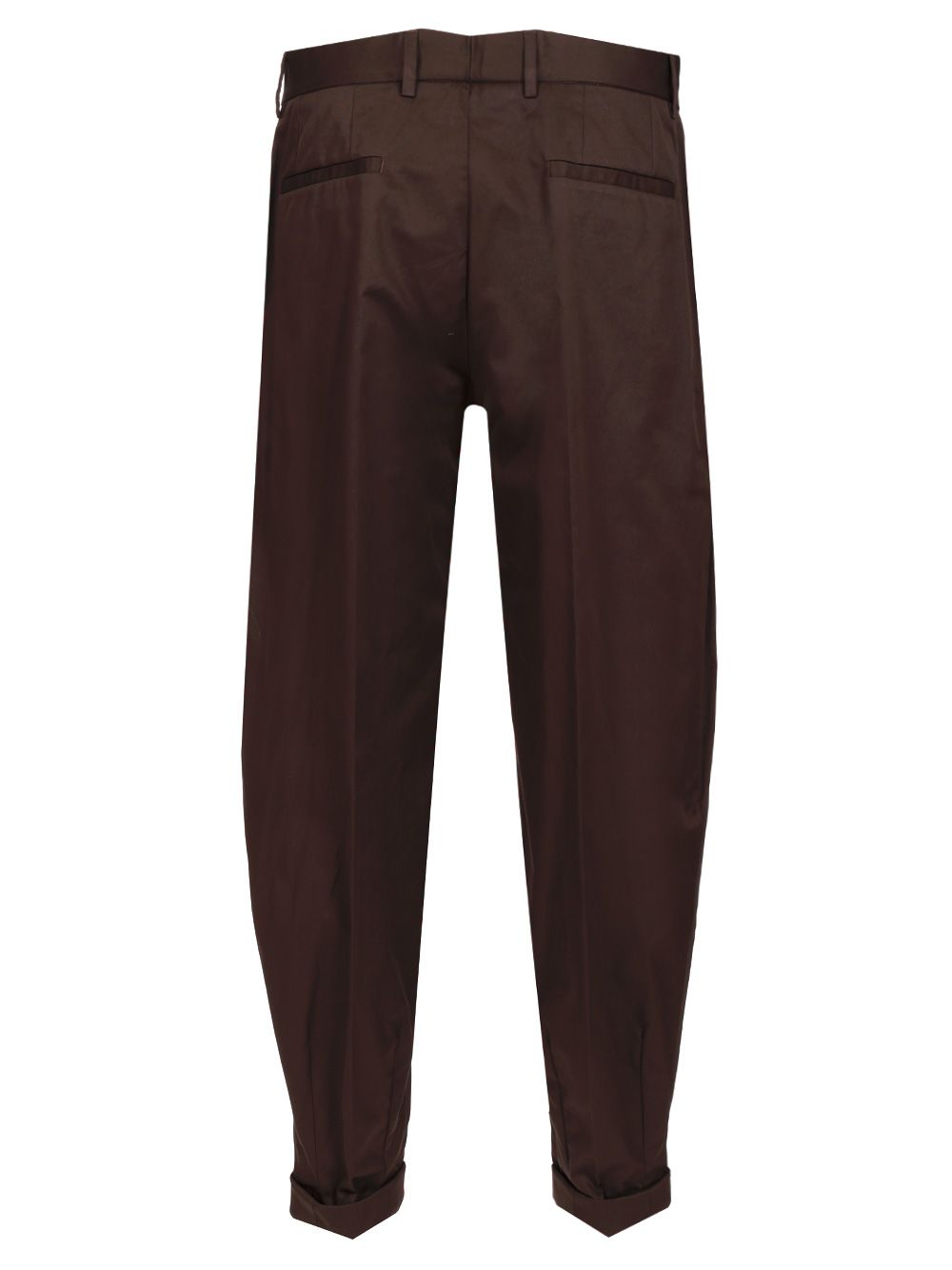 Dolce & Gabbana Brown Double Pleat Trousers - Brown | 8f452e55e744775223ad818c345068ac8e9cece8