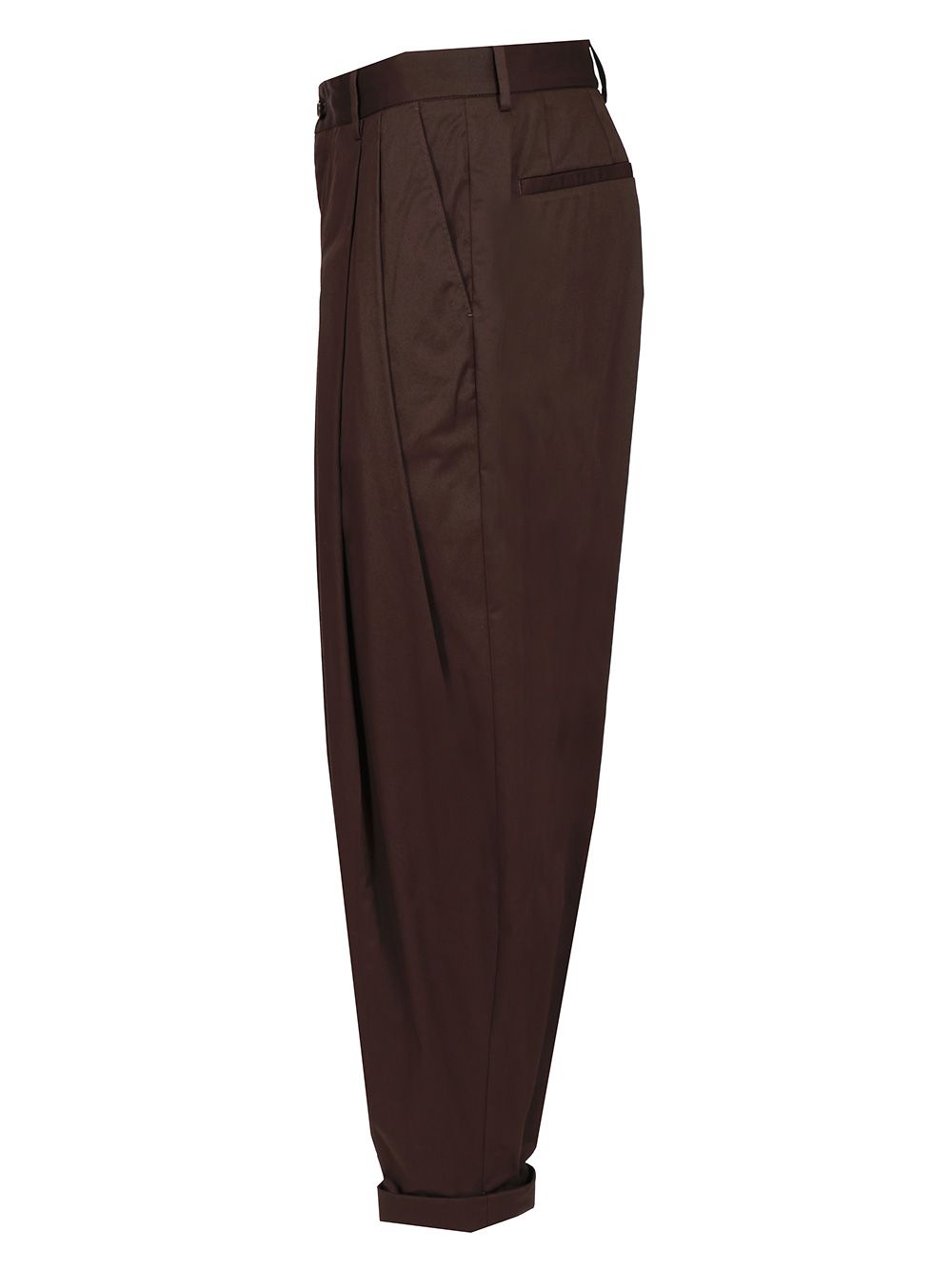 Dolce & Gabbana Brown Double Pleat Trousers - Brown | 10208a365b45d249f00b3f3f99687164c6782635