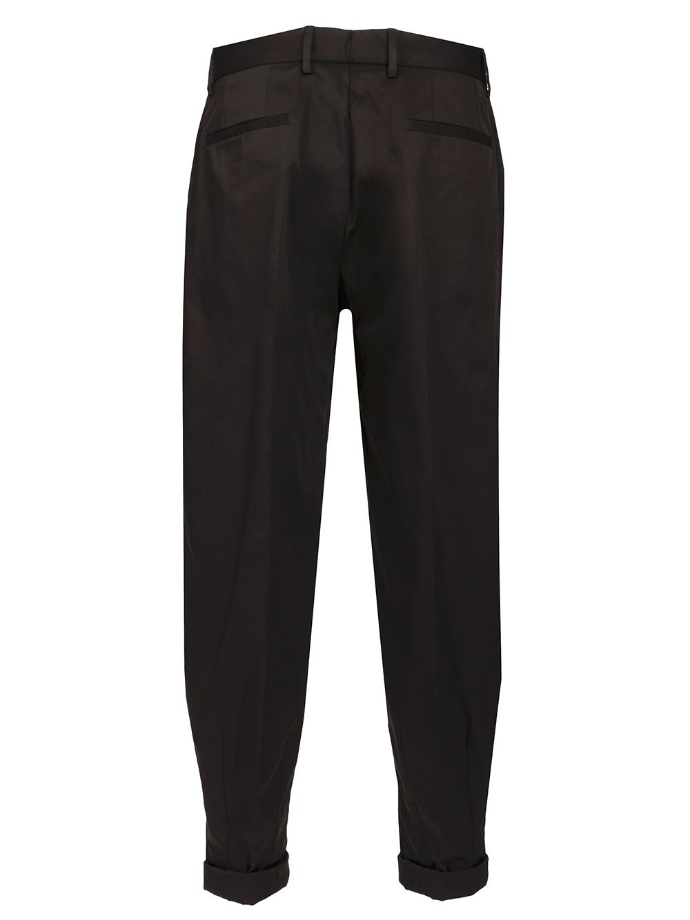 Dolce & Gabbana Brown Double Pleat Trousers - Black | 3c7b5775276c579a5f8b449fde1e6bc408b26aa0