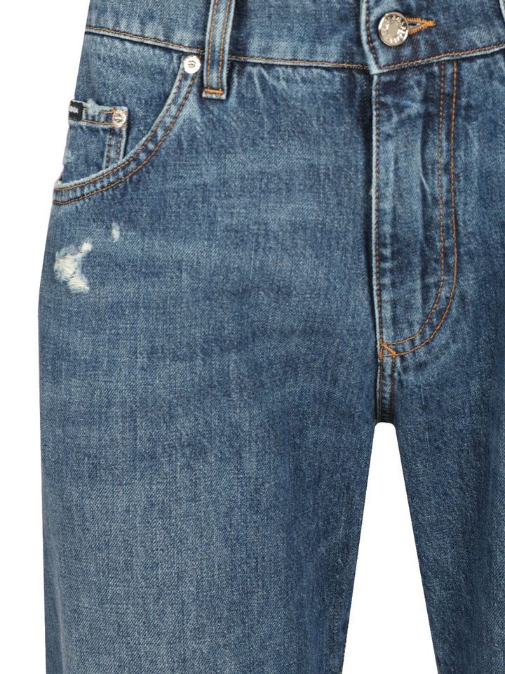 Dolce & Gabbana Regular Fit Jeans - Blue | f9eb1f43f873682cbb44f529b3c03470c2d4a6a3